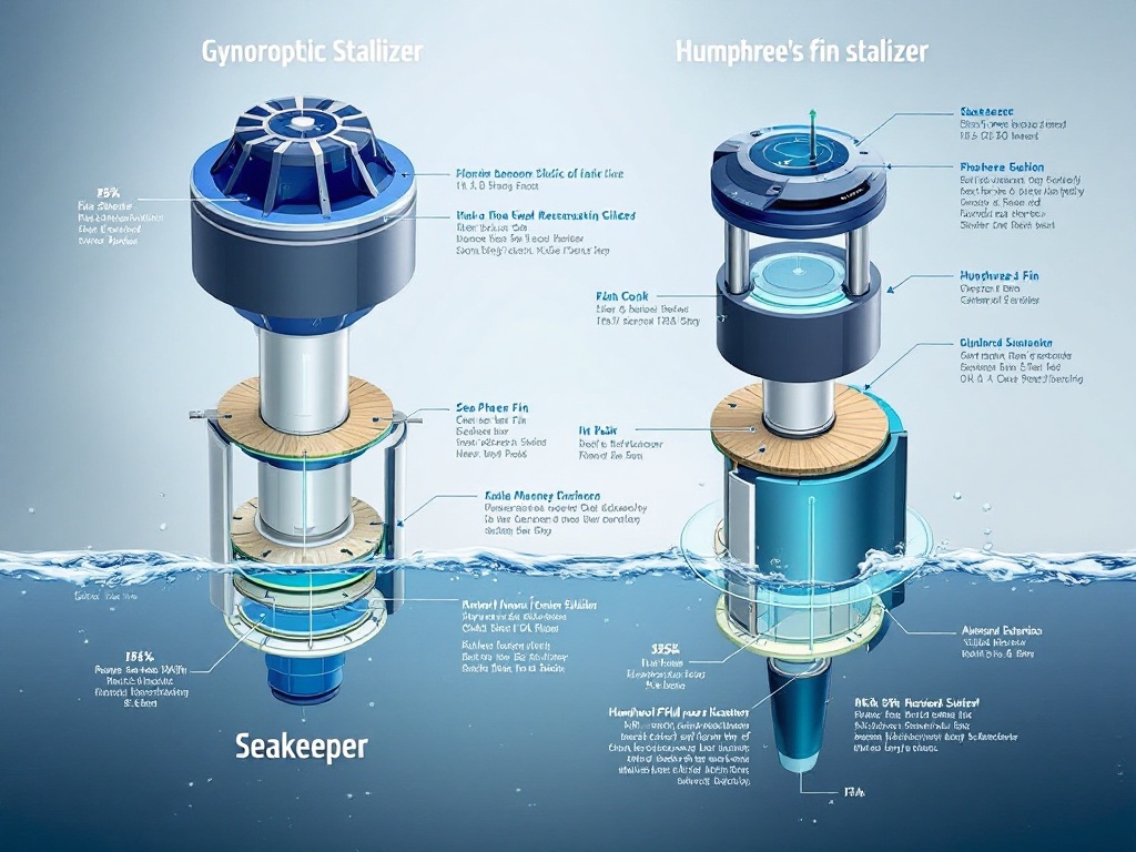 SISTEMAS DE ESTABILIZACIÓN DE YATES: COMPARACIÓN COMPLETA SEAKEEPER VS HUMPHREE