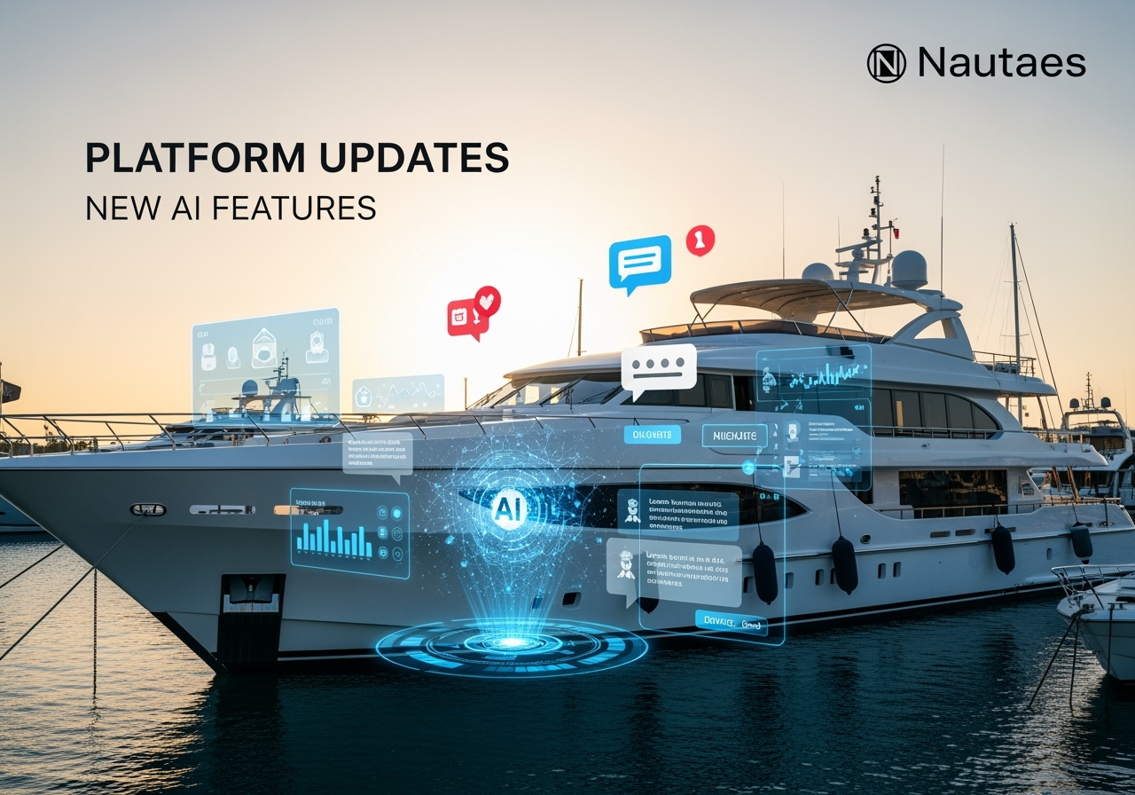Nautaes Platform Evolution: Major AI Enhancements and New Features Transform the Yachting Experience